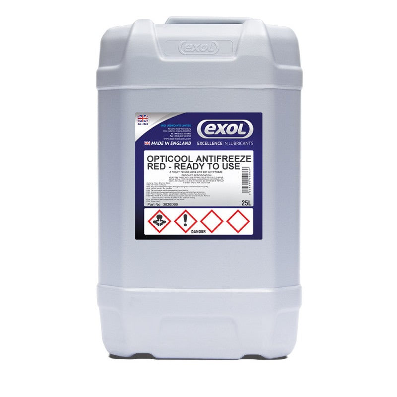 Exol Opticool Antifreeze Red-Ready To Use