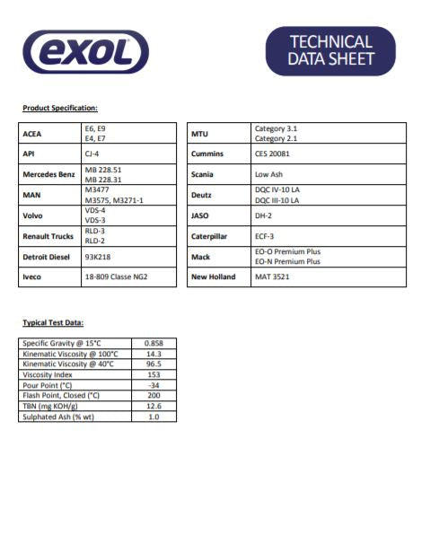 Exol Taurus Euro Plus 10w-40